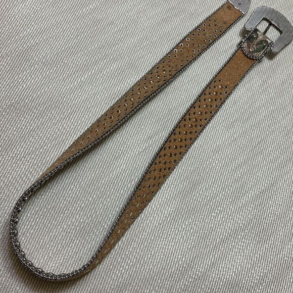 Eye-catching belt embellished w rhinestones studs ball/chain by MONTANA West main image 10